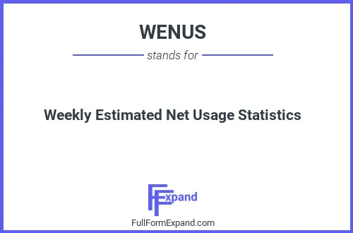 Full form of WENUS