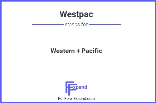 Full form of Westpac