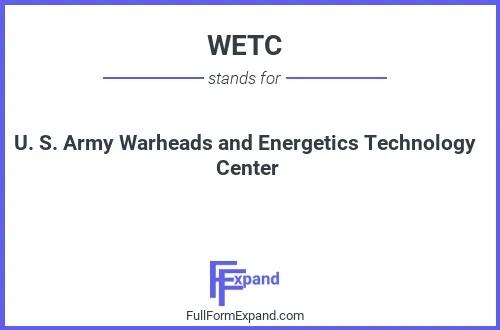 Full form of WETC