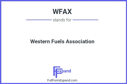 Full form of WFAX