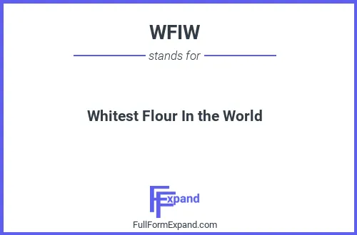 Full form of WFIW