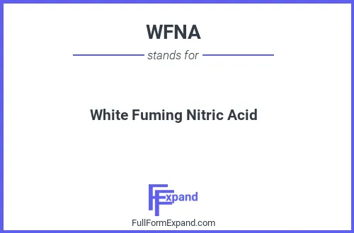 Full form of WFNA