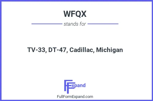 Full form of WFQX