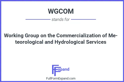 Full form of WGCOM
