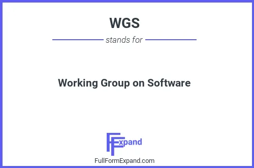 Full form of WGS