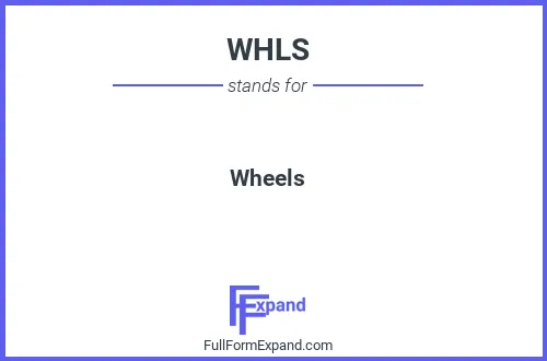 Full form of WHLS