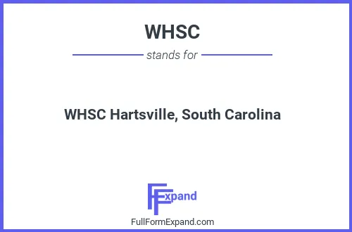 Full form of WHSC