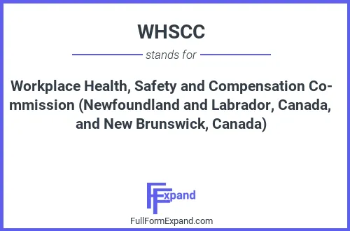 Full form of WHSCC