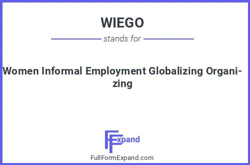 Full form of WIEGO