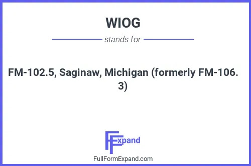 Full form of WIOG