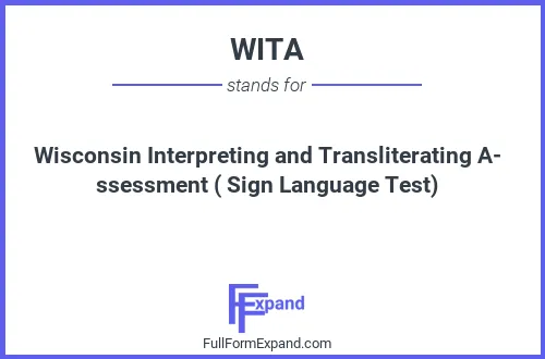 Full form of WITA