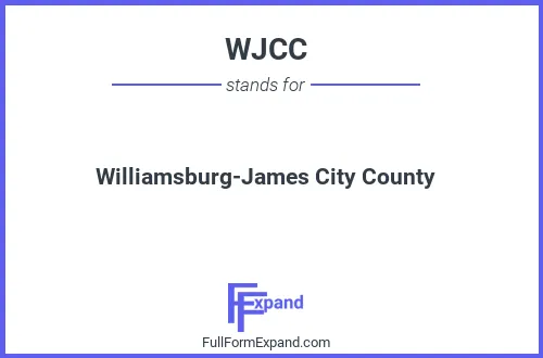 Full form of WJCC