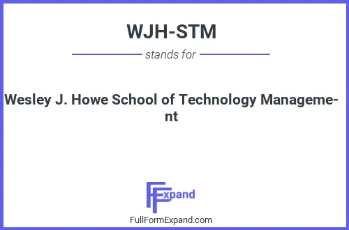 Full form of WJH-STM