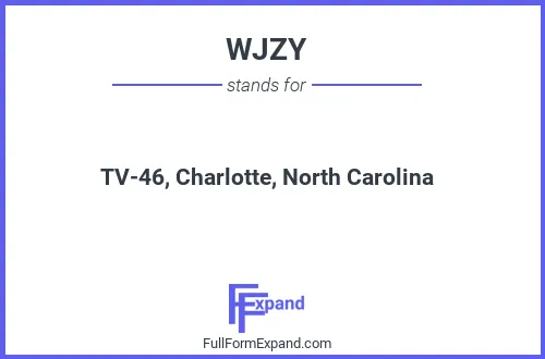 Full form of WJZY