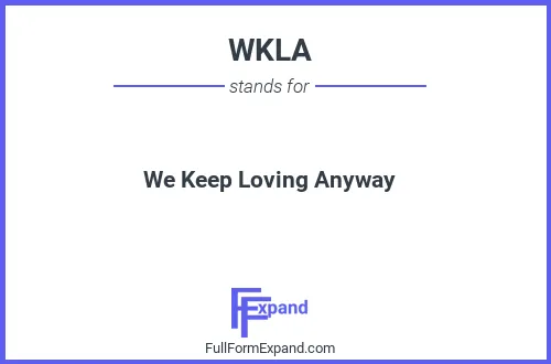 Full form of WKLA