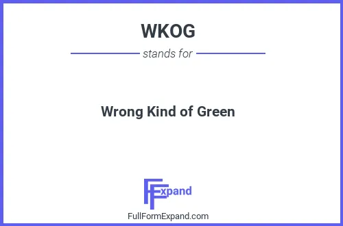 Full form of WKOG
