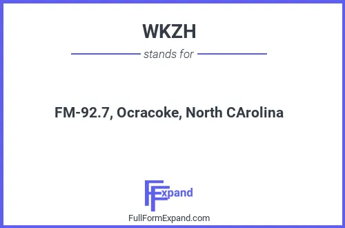 Full form of WKZH