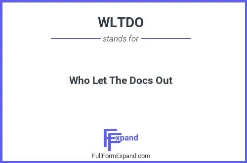 Full form of WLTDO