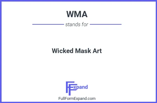 Full form of WMA