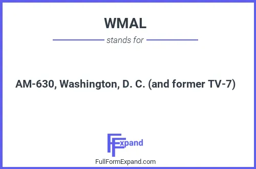 Full form of WMAL