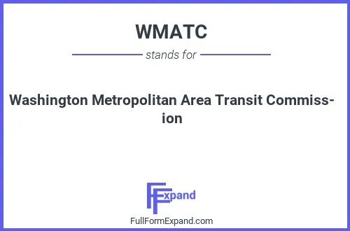 Full form of WMATC