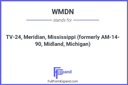 Full form of WMDN