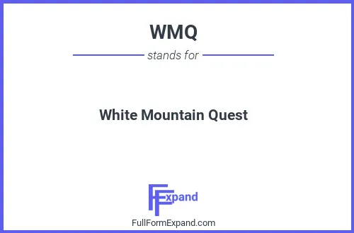 Full form of WMQ