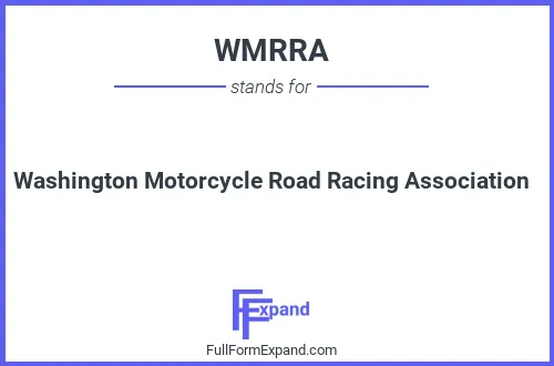 Full form of WMRRA
