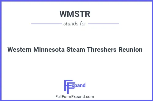 Full form of WMSTR