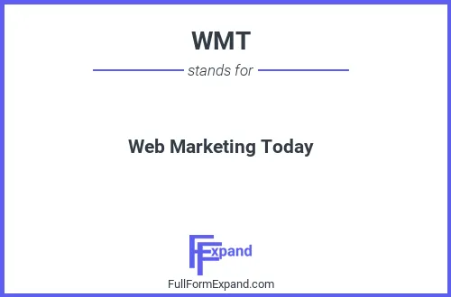 Full form of WMT
