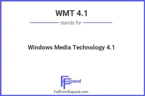 Full form of WMT 4.1