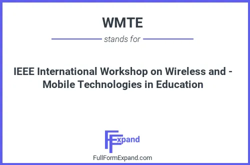 Full form of WMTE