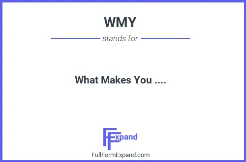 Full form of WMY