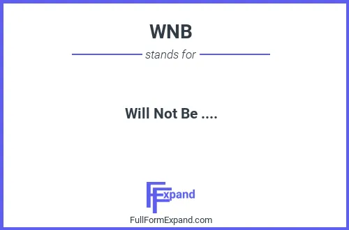 Full form of WNB