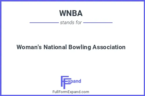 Full form of WNBA