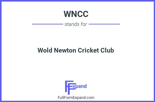 Full form of WNCC