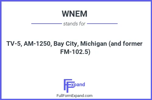 Full form of WNEM
