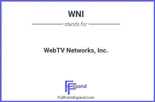 Full form of WNI