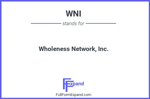 Full form of WNI