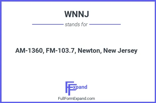 Full form of WNNJ