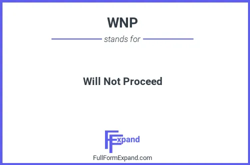 Full form of WNP