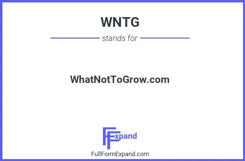 Full form of WNTG
