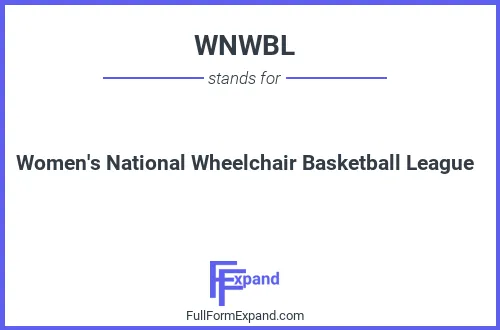 Full form of WNWBL