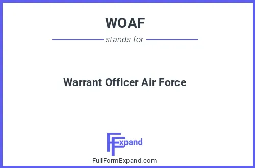Full form of WOAF