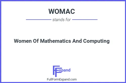Full form of WOMAC