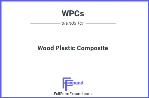 Full form of WPCs