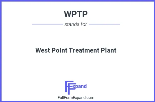 Full form of WPTP