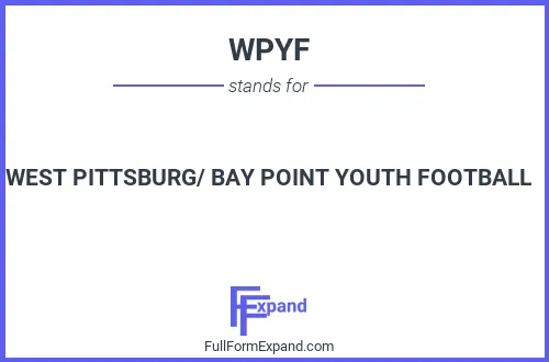 Full form of WPYF