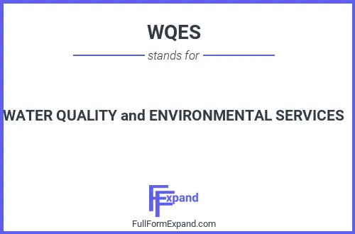 Full form of WQES