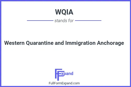 Full form of WQIA